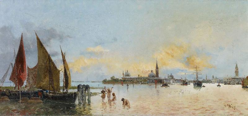 Carnicero, Antonio Vista de Venecia Sweden oil painting art